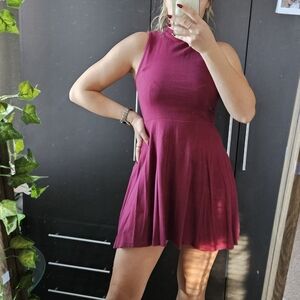 Forever 21 Burgundy Mini Dress
